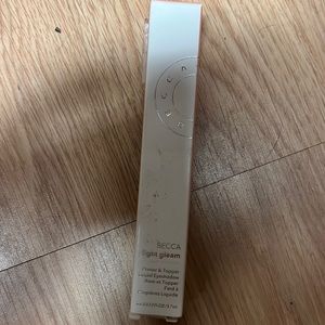 Becca light gleam color: dusk primer and topper liquid eyeshadow 0.12 oz new